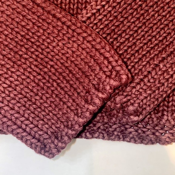 Banana Republic 💯 cotton knit aubergine turtleneck. Long sleeves. Size XS. - Picture 4 of 8